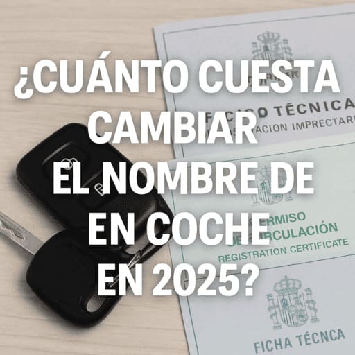 Documentos y llaves de coche para cambio de titularidad en España en 2025