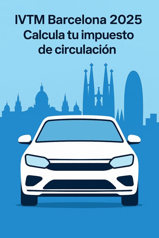 Simulación del impuesto de circulación con la calculadora IVTM Barcelona 2025