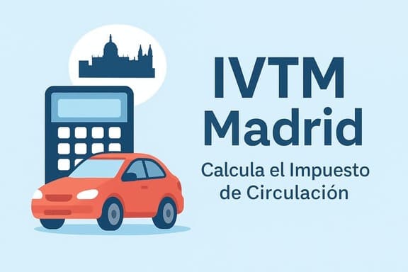 IVTM Madrid 2025 - Calculadora del impuesto de circulación por caballos fiscales