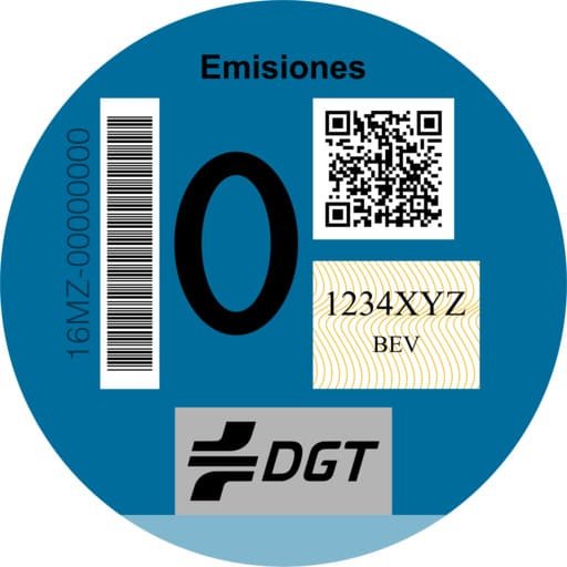 Distintivo ambiental DGT Cero Emisiones